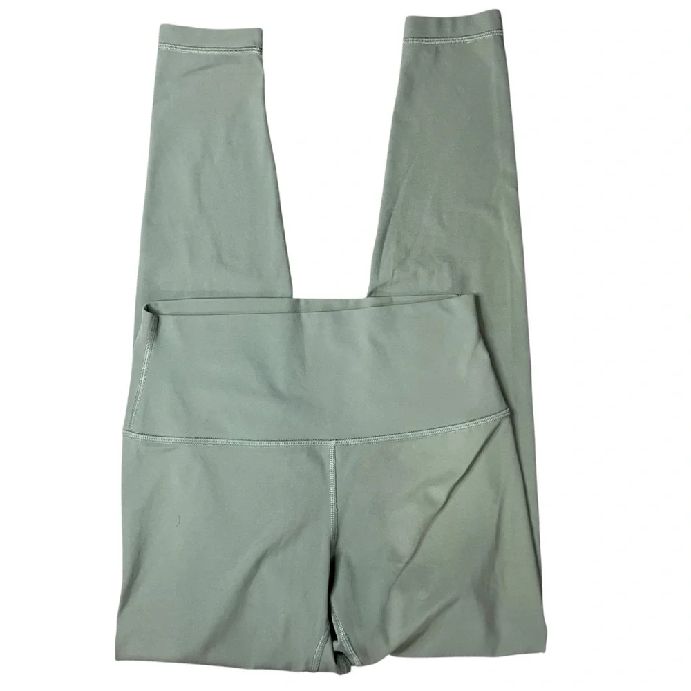 Lululemon Align High Rise Pant 28” Rosemary Green Size 8 Nulu Yoga - Picture 4 of 16